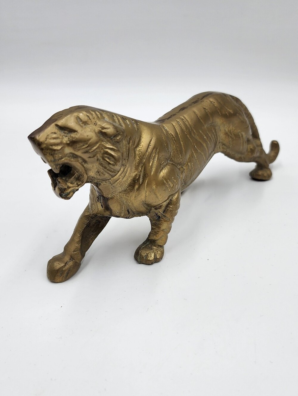 Vintage Brass Tiger